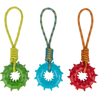 Jouet pour chien Pawise Play-N-Tug : Anneau de jeu interactif