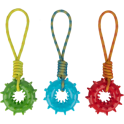 Jouet pour chien Pawise Play-N-Tug : Anneau de jeu interactif