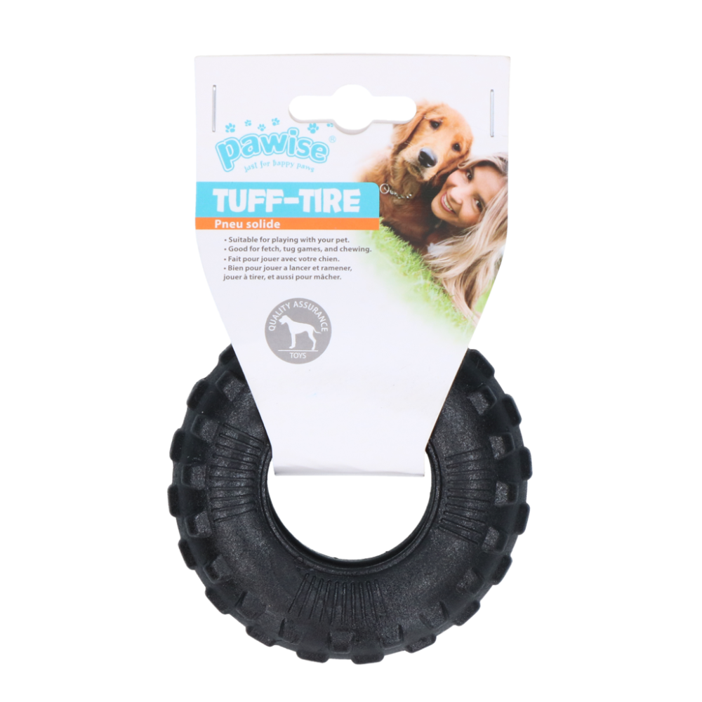 Pawise Pneu en Mousse 10 cm - Jouet Résistant pour Chien