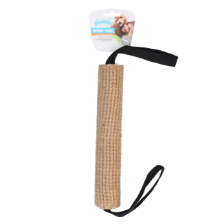 Rouleau à Mordre en Jute 25 cm Pawise - Jouet Durable pour Chien
