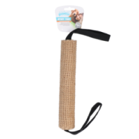 Rouleau à Mordre en Jute 25 cm Pawise - Jouet Durable pour Chien