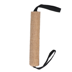 Rouleau à Mordre en Jute 25 cm Pawise - Jouet Durable pour Chien