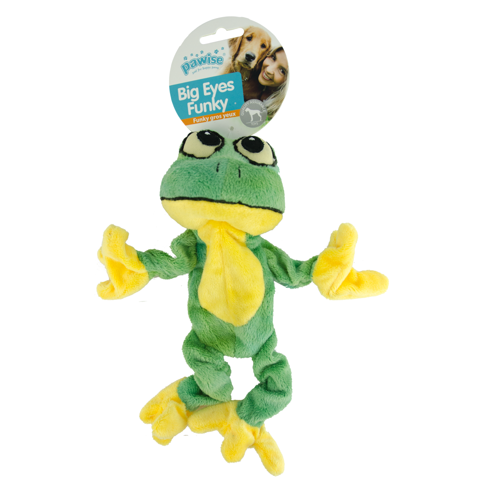 Pawise Grenouille Funky Gros Yeux S pour chien