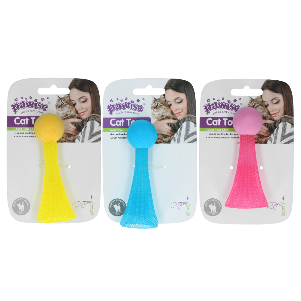 Pawise Jouet Lumineux Chat - Balle LED Rebondissante Chat