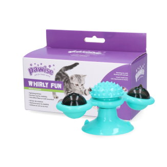 Pawise Twirly Whirly Jouet pour Chat - Amusement Infinit Dans un Petit Format