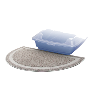 Pawise Tapis Litière Chat - Tapis Récupérateur Pattes 60x36cm