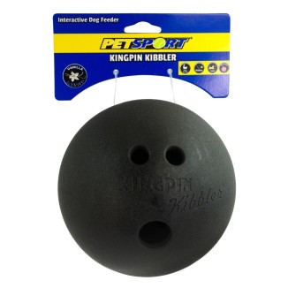 Distributeur de Croquettes pour Chiens Petsport Kingpin Kibbler Noir