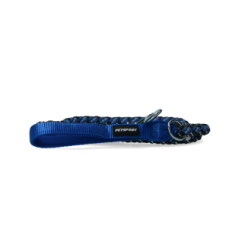 Laisse Triple Sécurité Petsport Bleue 1.8m pour Chiens