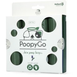 Sacs à déjections PoopyGo 120 unités Eco friendly - Parfum Lavande