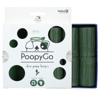 Sacs à déjections PoopyGo 120 unités Eco friendly - Parfum Lavande