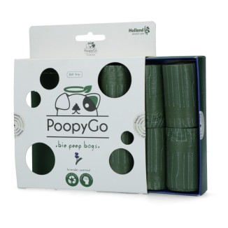 Sacs à déjections PoopyGo 120 unités Eco friendly - Parfum Lavande