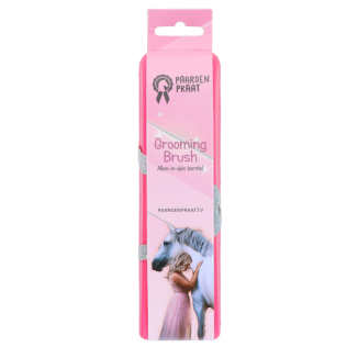 Brosse de Pansage Paardenpraat Rose M | Professionnel