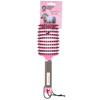Paardenpraat Horse Supreme Brosse Rose | Professionnel