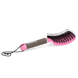 Paardenpraat Horse Supreme Brosse Rose | Professionnel