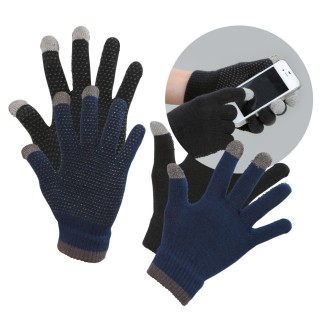 Gants d'équitation Magic Touch Noir - Confort et style pour tous !