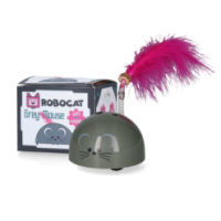 Robocat Souris Grise Élégante pour les Amoureux des Chats