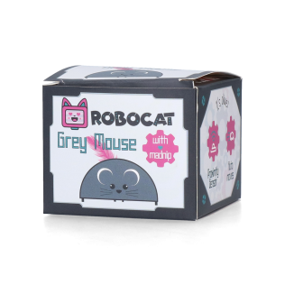 Robocat Souris Grise Élégante pour les Amoureux des Chats