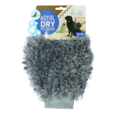 Royal Dry Gant Séchage Éliminateur Poils - Gant 2-en-1 Chien