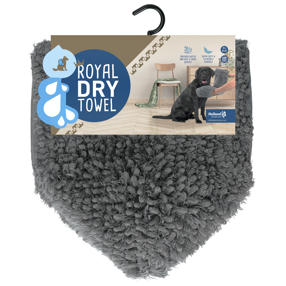 Serviette Royal Dry pour Chiens: Essuyez en toute élégance
