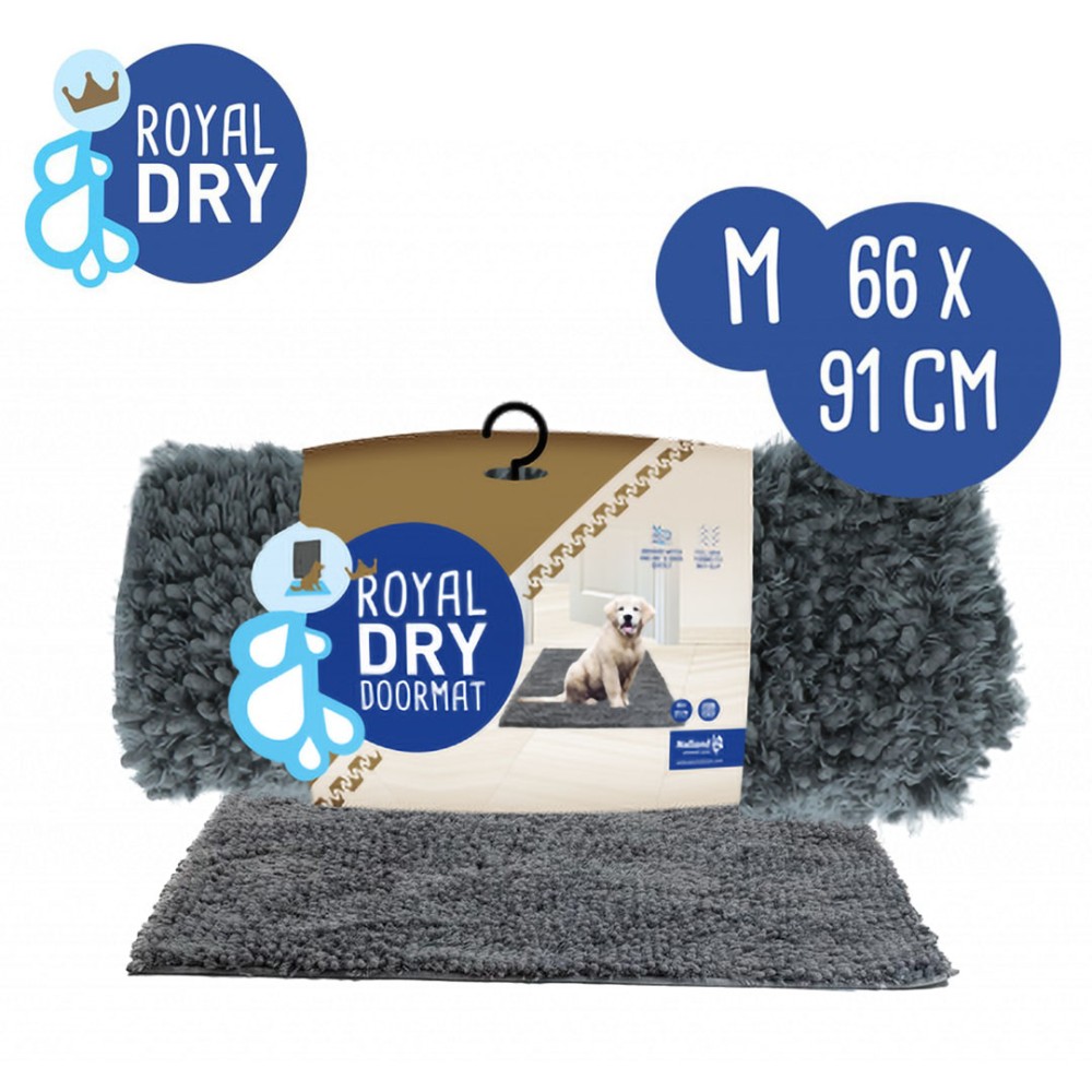 Royal Dry Tapis d'Entrée - Tapis Absorbant Pattes Mouillées Chien