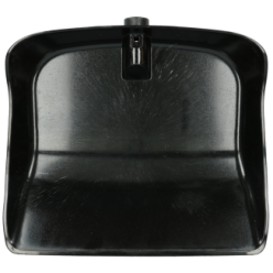 Pelle en plastique noire Vplast 37x33x14 cm - Pour cheval