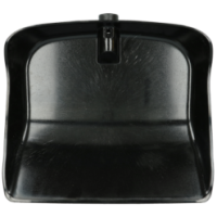 Pelle en plastique noire Vplast 37x33x14 cm - Pour cheval