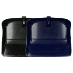 Pelle en plastique noire Vplast 37x33x14 cm - Pour cheval