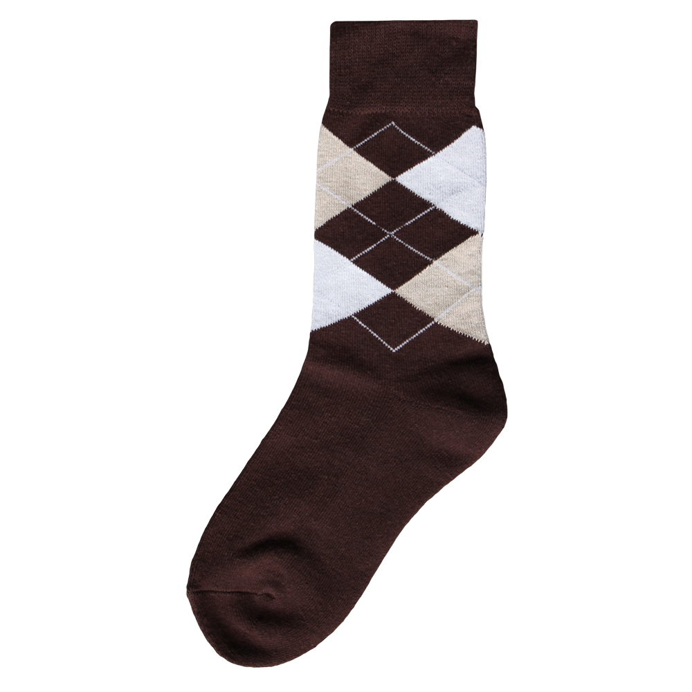 Chaussettes d'Équitation Marron/Beige/Blanc 43-46 - Confort et Style pour Cavaliers