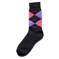 Chaussettes d'Équitation Gris/Rose/Violet 43-46 | Professionnel