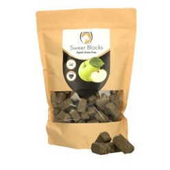 Délicieux Blocs Sucrés pour Chevaux Sans Céréales en Pomme 1 kg