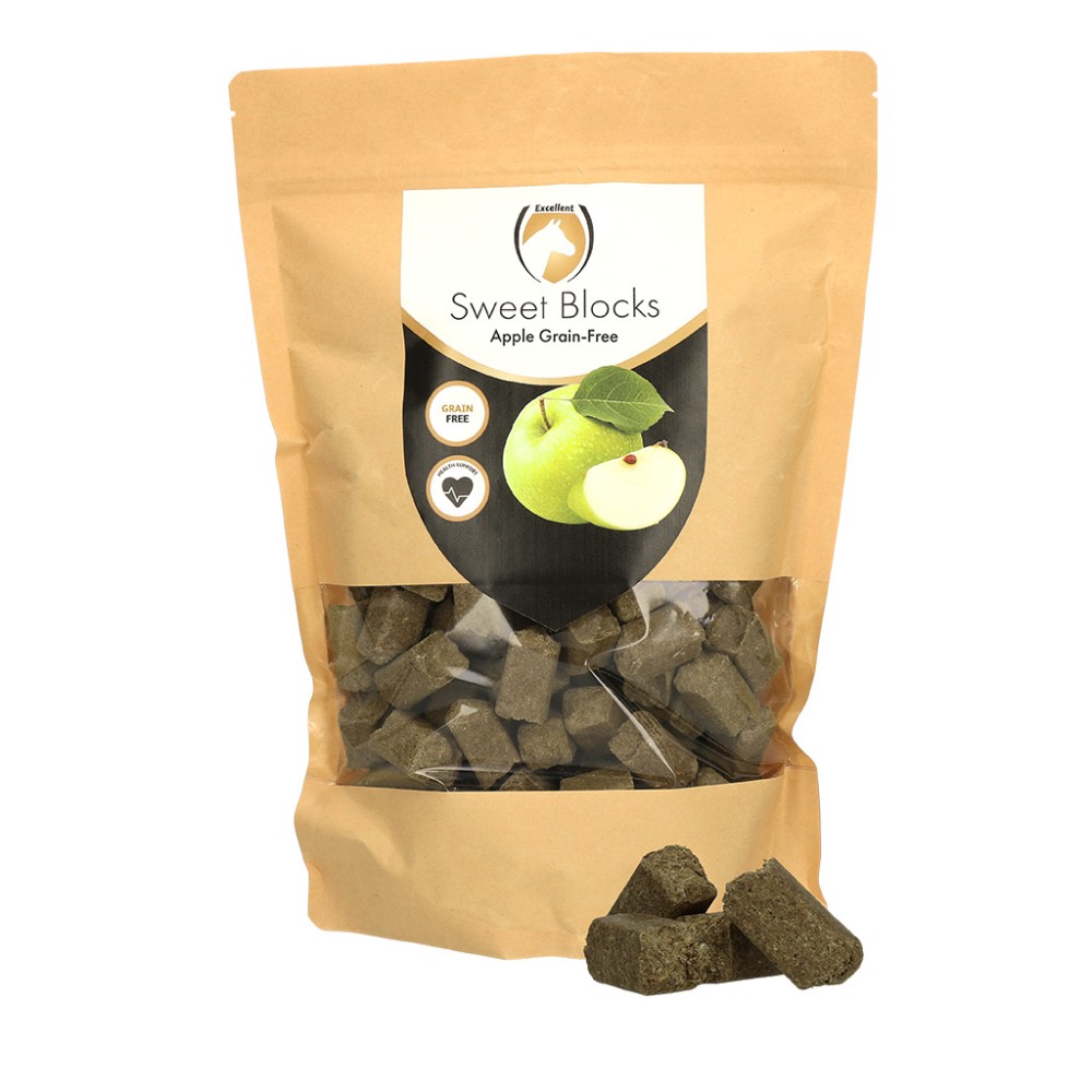 Excellent Cheval Blocs Sucrés Sans Céréales Pomme | Professionnel