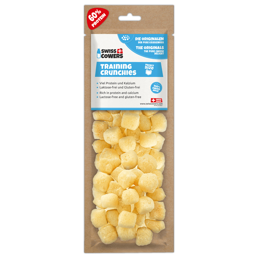 Friandises pour chien SwissCowers Cheese Crunchies Original (30 g)