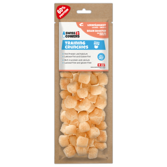 Friandises SwissCowers Cheese Crunchies 30g pour Booster Cérébral
