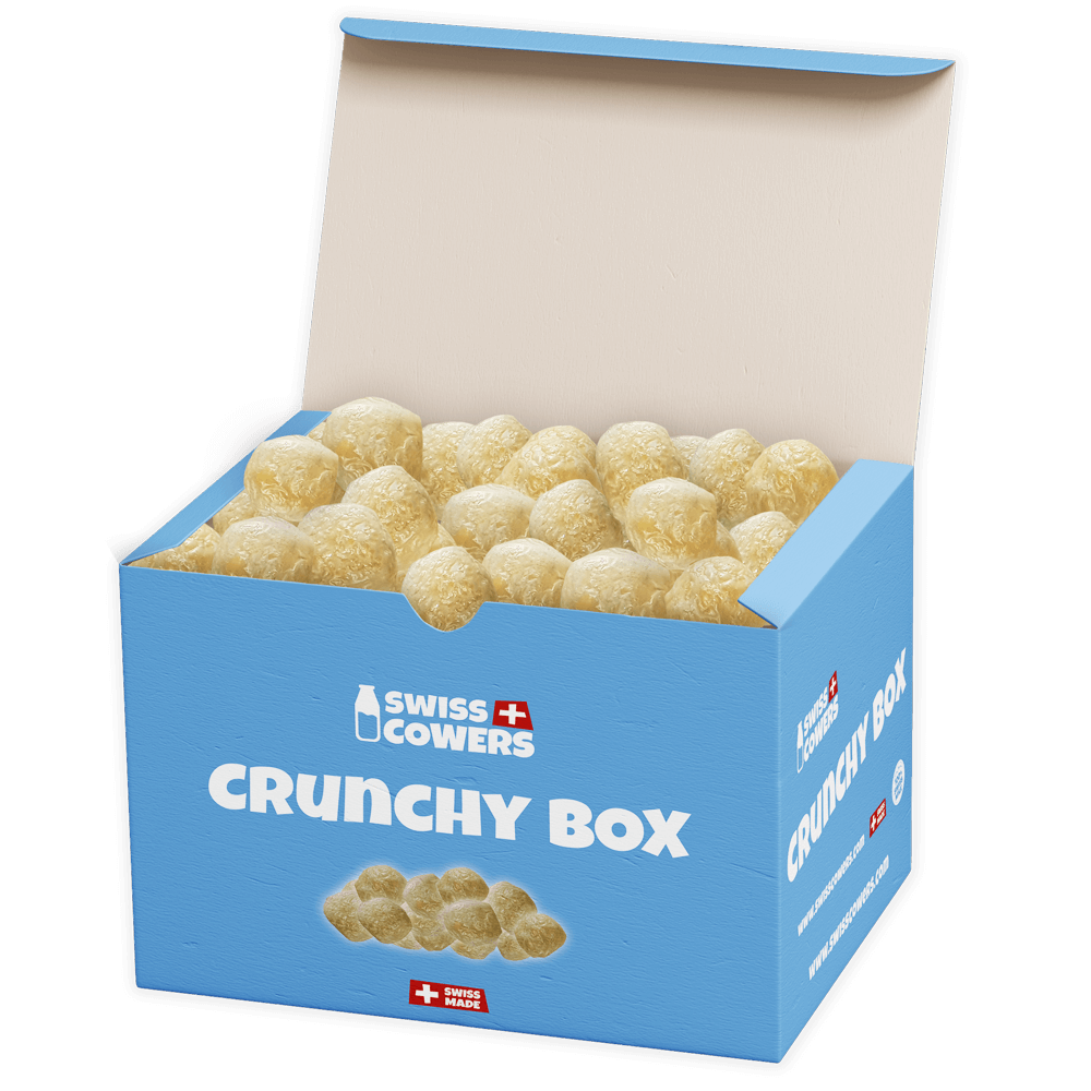 SwissCowers Cheese Crunchies Boîte 115g - Format Économique Fromage