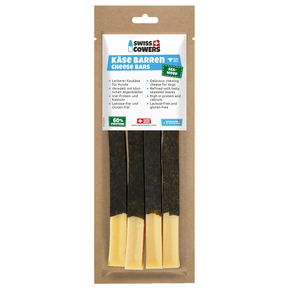 Délicieuses Barres de Fromage Algues SwissCowers