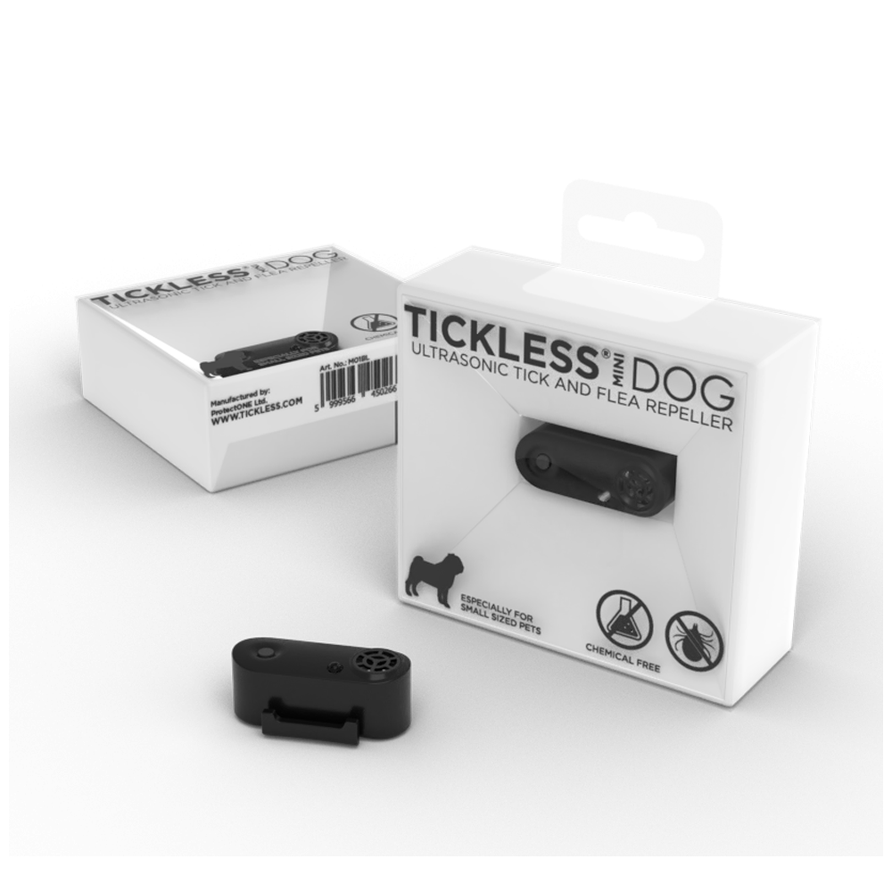 Tickless Mini Rechargeable Noir - Protection anti-tiques efficace