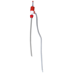 Pompe pour fût de 200 kg avec anneau rouge - Idéale pour l'écurie et le terrain