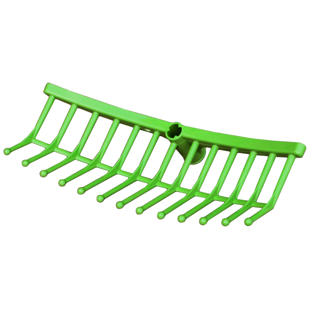 Fourchette d'alimentation en plastique vert 40x15x14 cm pour Écurie et Terrain