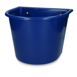 Mangeoire 15 l avec crochets Bleu foncé - Vplast - 35.5x35x27 cm
