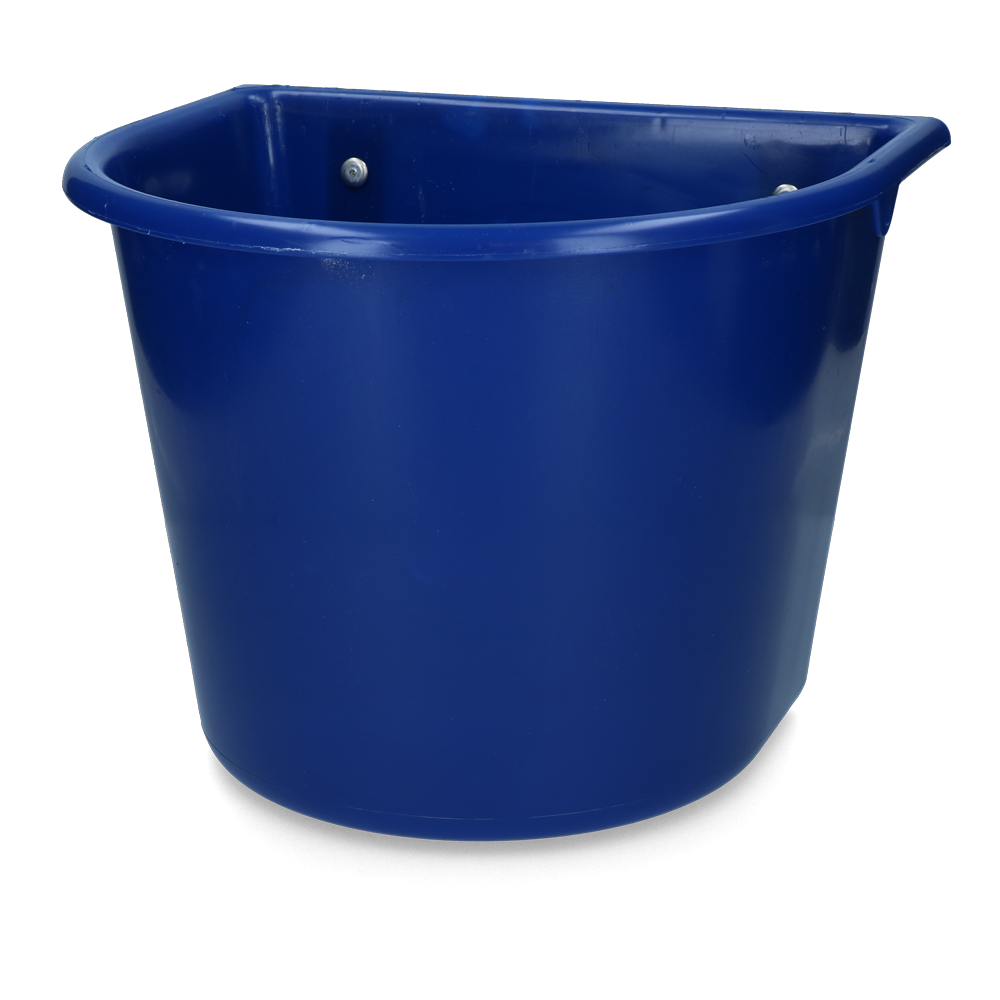 Mangeoire 15 l avec crochets Bleu foncé - Vplast - 35.5x35x27 cm