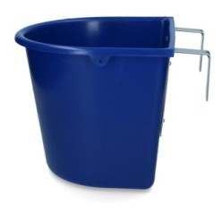 Mangeoire 15 l avec crochets Bleu foncé - Vplast - 35.5x35x27 cm