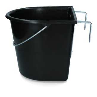 Mangeoire Portable Vplast 15L Noir - Pratique et Compact