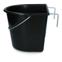 Mangeoire Portable Vplast 15L Noir - Pratique et Compact