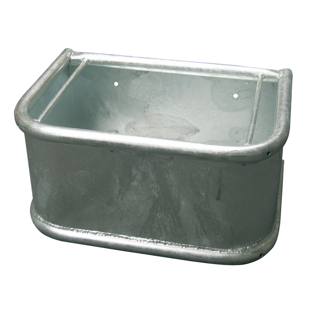 Mangeoire pour chevaux en acier galvanisé 45x34x24 | Professionnel