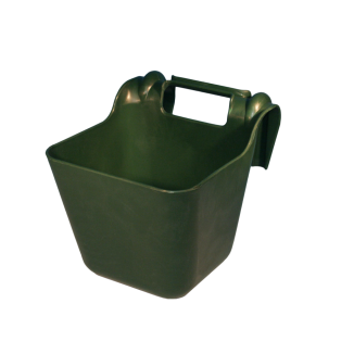 Bac d'alimentation OK Plast 14L Vert avec crochets en plastique