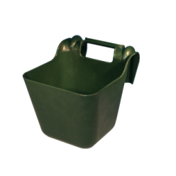 Bac d'alimentation OK Plast 14L Vert avec crochets en plastique