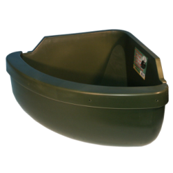 Mangeoire d'angle Ok-Plast 31 l pour Cheval