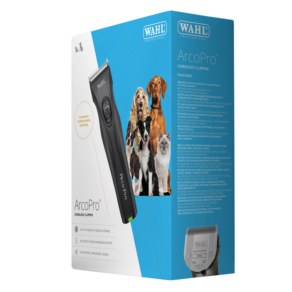 Tondeuse Wahl ArcoPro Sans Fil pour Chiens