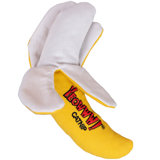 Peluche pour chat Yeowww! Chicata Banana Pelée, Made in USA