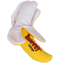 Yeowww! Chicata Banana Pelée - Jouet Banane Herbe Chat Bio Puissante